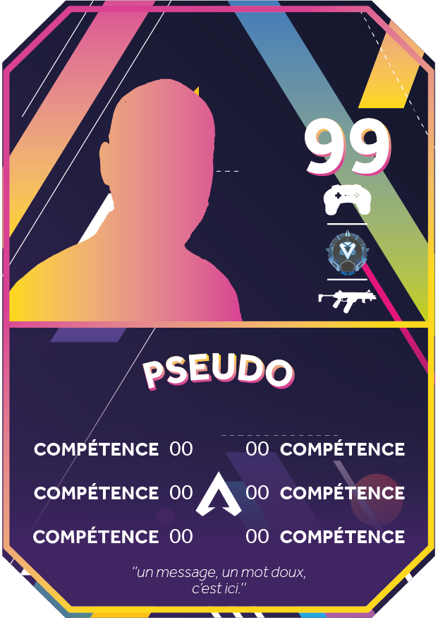 Skillcard Carte à personnalisée | Apex legends – SkillCard Corp.